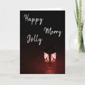 フェスティバルランタンハッピーメリークすてきリスマス シーズンカード (正面)