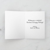 フェスティバルランタンハッピーメリークすてきリスマス シーズンカード (内部)