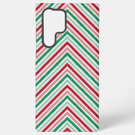 フェスティバルラージペパーミントキャンディーケーストライプン移動機 SAMSUNG GALAXY S22 ULTRAケース