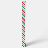 フェスティバルラージペパーミントキャンディーケーストライプン移動機 SAMSUNG GALAXYケース (左側面)