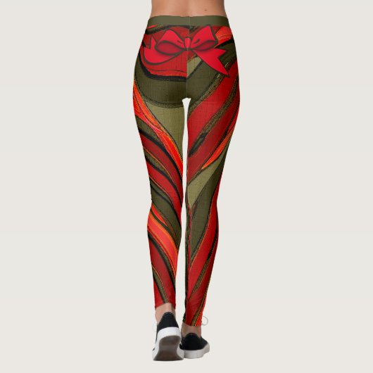 フェスティバルリストライプボ包まれたンの弓 レギンス (裏面)