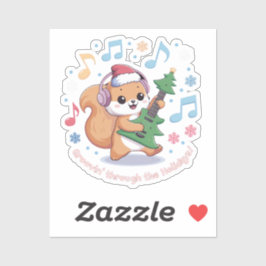 フェスティバルリス遊ルのギターが雪に囲まれ シール