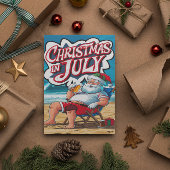 フェスティバルリラックスサンタズバイザウェーブズ ポストカード