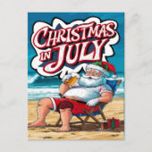 フェスティバルリラックスサンタズバイザウェーブズ ポストカード (正面)