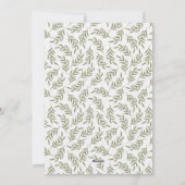 フェスティバルリースクリスマスホリデーパーティー招待状 シーズンカード (裏面)