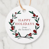 フェスティバルリースクリスマス フェイバータグ (正面)