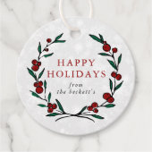 フェスティバルリースクリスマス フェイバータグ (正面)