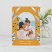 フェスティバルリーフArchフォトフレームホリデーカード シーズンカード (スタンド正面)