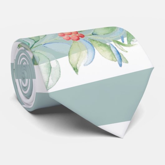 フェスティバルレッドとグリーンクリスマス ネクタイ (ロール)