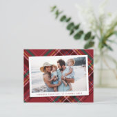 フェスティバルレッドのクリスマスプレド1枚の写真 シーズンポストカード (スタンド正面)