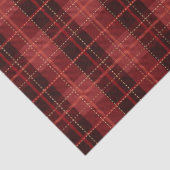 フェスティバルレッドウィンタークリスマスプレッドパターン 薄葉紙 (詳細)