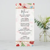 フェスティバルレッドクリスマスクッキーイラストレーションパターン メニュー (スタンド正面)