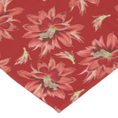 フェスティバルレッドクリスマスサボテンの花 ショートテーブルランナー (コーナー)