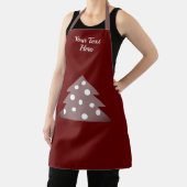 フェスティバルレッドクリスマスツリー エプロン (インサイチュ)