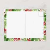 フェスティバルレッドクリスマスホリデーパーティーが日を救う 案内ポストカード (裏面)