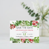 フェスティバルレッドクリスマスホリデーパーティーが日を救う 案内ポストカード (スタンド正面)