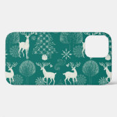 フェスティバルレッドクリスマス、冬の森。 Case-Mate iPhoneケース (裏面 (横))