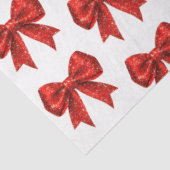 フェスティバルレッドグリッターコケットボウクリスマス 薄葉紙 (詳細)