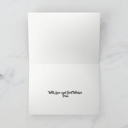 フェスティバルレッドグリーン用先生クリスマスカード シーズンカード (内部)