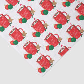 フェスティバルレッドココアカップパターンホリデーティッシュペーパー 薄葉紙 (詳細)