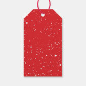 フェスティバルレッドスクリプトメリークリスマスファミリー ギフトタグ (裏面)