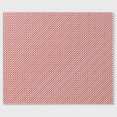 フェスティバルレッドストライプクリスマス ラッピングペーパー (フラット)