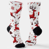 フェスティバルレッドトナディアクリスマスソックス ソックス (傾斜あり)