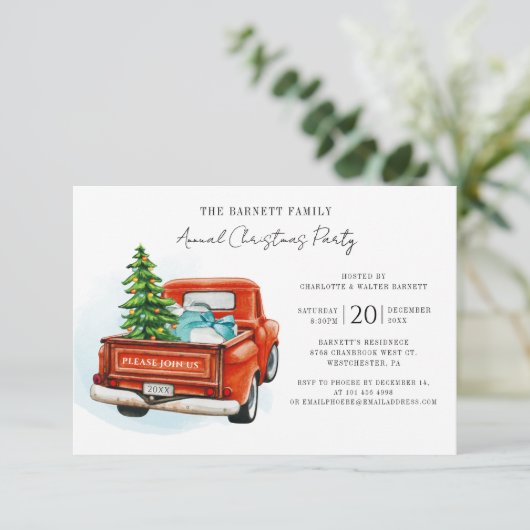 フェスティバルレッドトラッククリスマスパーティー 招待状 (スタンド正面)