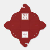 フェスティバルレッドノールメリークリスマス フェイバーボックス (折り畳みなし)