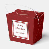 フェスティバルレッドノールメリークリスマス フェイバーボックス (裏面サイド)