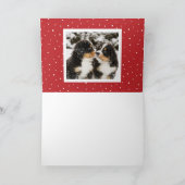 フェスティバルレッドハッピーニューイヤーレタリング写真 シーズンカード (内部)