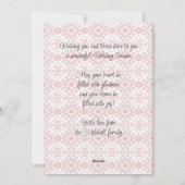 フェスティバルレッドブラッククラシックノルディックフェアアイルモチーフ シーズンカード (裏面)