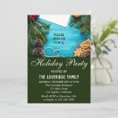 フェスティバルレッドブルー&グリーンカントリーホリデーパーティー 招待状 (スタンド正面)