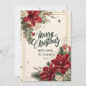 フェスティバルレッドベリーメリークリスマス シーズンカード (正面)