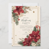 フェスティバルレッドベリーメリークリスマス 招待状 (正面)