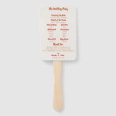 フェスティバルレッドベリー葉ズクリ結婚スマス ハンドファン (裏面)