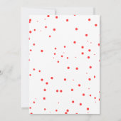 フェスティバルレッドホリデーハウスクリッツマスパーティー 招待状 (裏面)