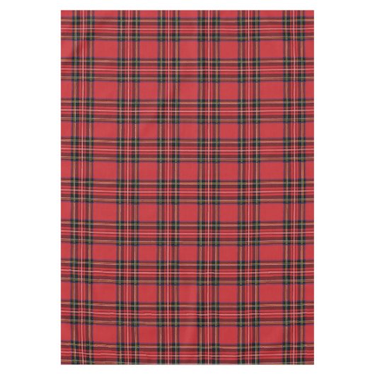 フェスティバルレッドホリデープラディタブレクロス テーブルクロス (正面)