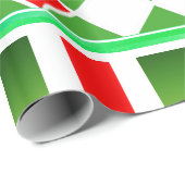 フェスティバルレッドホワイトグリーンダイヤモンドスクウェア市松模様に ラッピングペーパー (ロールコーナー)