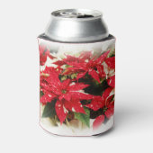 フェスティバルレッドホワイトフローラポインセチア 缶クーラー (缶裏面)