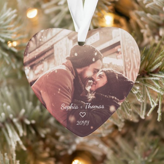 フェスティバルレッドポインセチアのクリスマスフローラ写真 オーナメント (ツリー)