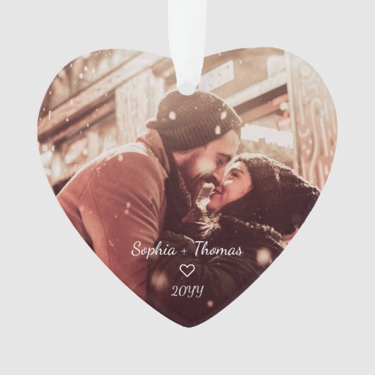 フェスティバルレッドポインセチアのクリスマスフローラ写真 オーナメント (正面)