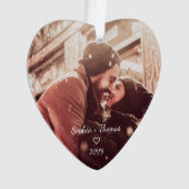 フェスティバルレッドポインセチアのクリスマスフローラ写真 オーナメント (正面)