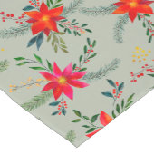 フェスティバルレッドポインセチアフローラ ショートテーブルランナー (コーナー)