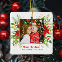 フェスティバルレッドポインセチアChristmas Kids写真
