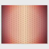 フェスティバルレッドメタリックスノーフレークパターンクリスマス ラッピングペーパー (フラット)