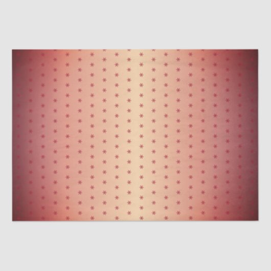 フェスティバルレッドメタリックスノーフレークパターンクリスマス 薄葉紙 (正面)