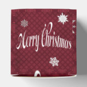 フェスティバルレッドメリークリスマス装飾 フェイバーボックス (上部)