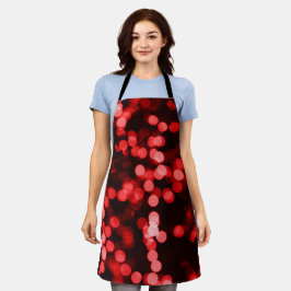 フェスティバルレッドラ白熱［赤熱］光を放つイツクリスマス エプロン