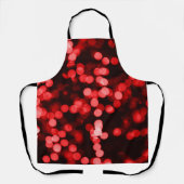 フェスティバルレッドラ白熱［赤熱］光を放つイツクリスマス エプロン (正面)